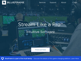 'blueframetech.com' screenshot