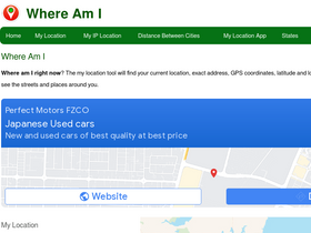 'where-am-i.org' screenshot