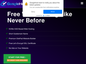 'googiehost.com' screenshot