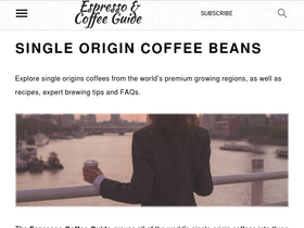 'espressocoffeeguide.com' screenshot