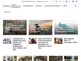 'palabraderunner.com' screenshot