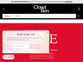closetofren.com homepage screenshot