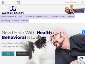 'jacksongalaxy.com' screenshot