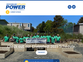 'newfoundlandpower.com' screenshot