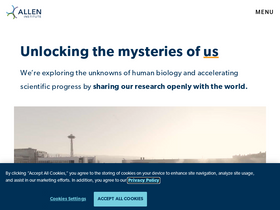 'alleninstitute.org' screenshot