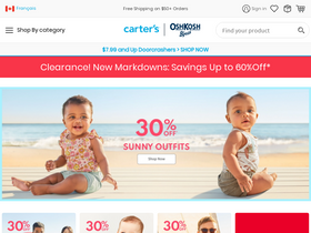 'cartersoshkosh.ca' screenshot