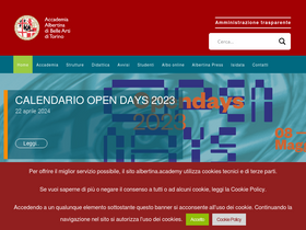 'albertina.academy' screenshot