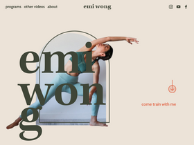 'emiwong.life' screenshot