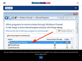 'windowsinside.com' screenshot