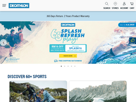 'decathlon.my' screenshot