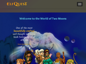 'elfquest.com' screenshot