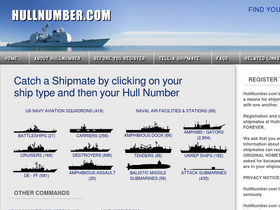 'hullnumber.com' screenshot