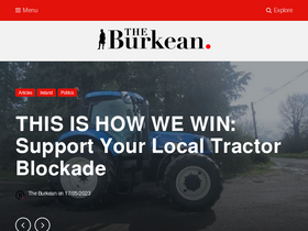 'theburkean.ie' screenshot