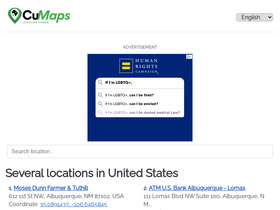 'cumaps.net' screenshot