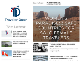 'travelerdoor.com' screenshot