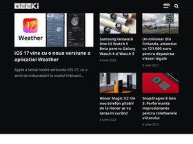 'geeki.ro' screenshot