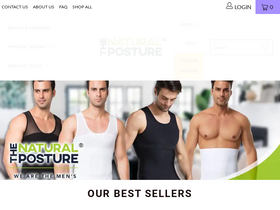 The Natural Posture website screenshot