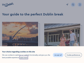 'visitdublin.com' screenshot