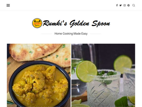 'rumkisgoldenspoon.com' screenshot