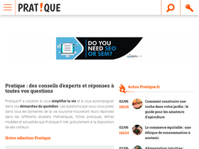 'pratique.fr' screenshot