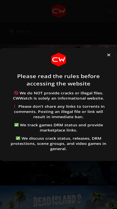 CrackWatch: Crack Status - No way!