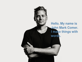 'johnmarkcomer.com' screenshot
