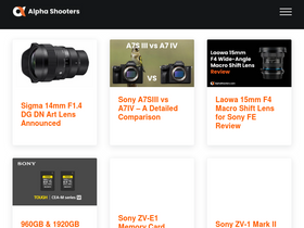 'alphashooters.com' screenshot