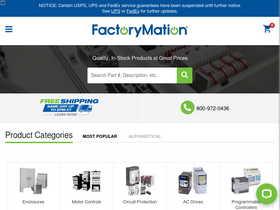 'factorymation.com' screenshot