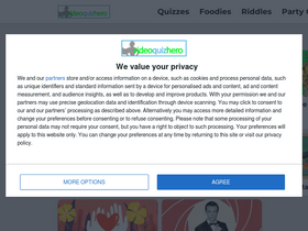 'videoquizhero.com' screenshot