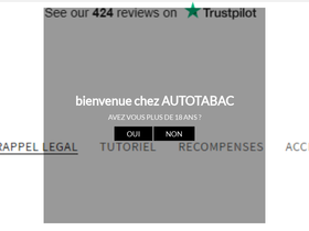 Autotabac homepage screenshot