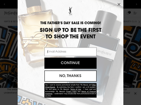 'yslbeautyus.com' screenshot