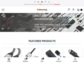 shinytech.com.au homepage screenshot