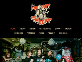'lastpodcastontheleft.com' screenshot