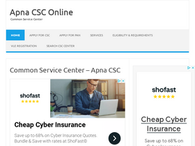 'apnacsconline.in' screenshot