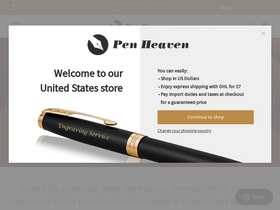 'penheaven.com' screenshot