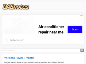 'daenotes.com' screenshot
