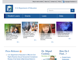 'edfacts.communities.ed.gov' screenshot