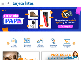 'tarjetahites.com' screenshot