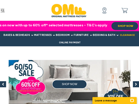 'omf.net.au' screenshot