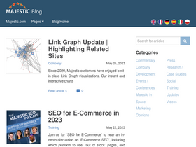 blog.majestic.com ước tính có giá trị $0