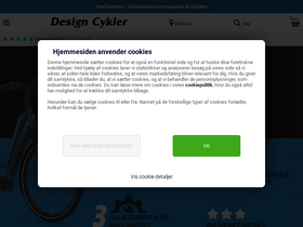 'designcykler.dk' screenshot
