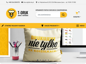 'tdruk.pl' screenshot