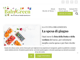 'babygreen.it' screenshot