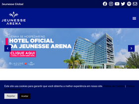 'jeunessearena.com.br' screenshot