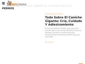 'redcanina.es' screenshot