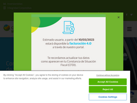 'circuitoexterior.mx' screenshot