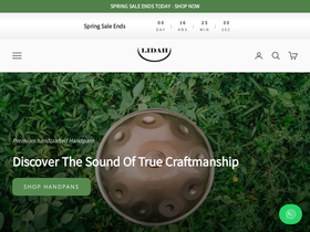 lidahdrums.com homepage screenshot