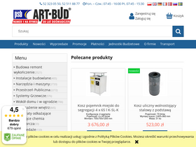 'artbud.pl' screenshot