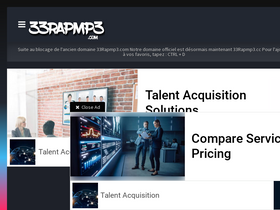 '33rapmp3.cc' screenshot