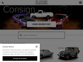 'rkmotors.com' screenshot